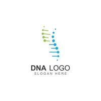 DNA vector logo. Modern medical logo, with vector illustration template design