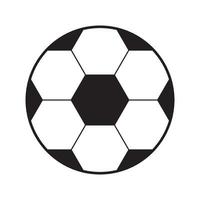 Soccer ball with hexagonal pattern vector