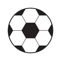 Soccer ball with hexagonal pattern vector