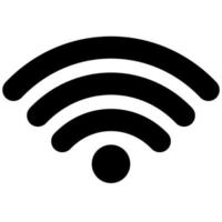 ilustración de logotipo wifi sobre fondo blanco vector