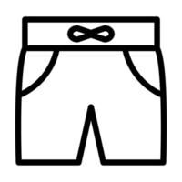 diseño de icono de pantalones cortos vector