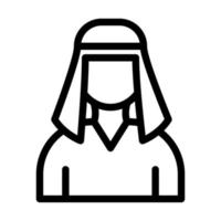 Islamic Man Icon Design vector