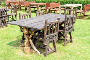 outdoor dining table set photo