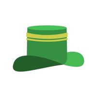 green hat illustration on isolated background vector