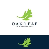 Autumn oak leaf logo and oak tree logo. With easy and simple editing of vector illustration.