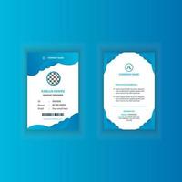 Corporate ID Card Design Template vector