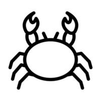 Crab Icon Design vector