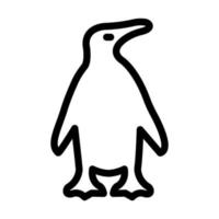 diseño de icono de pingüino vector