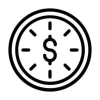 Time Is Money Icon Design vector