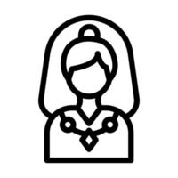 Bride Icon Design vector