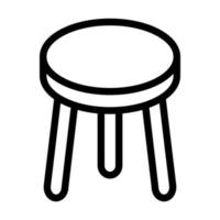 Stool Icon Design vector