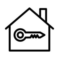 House Key Icon Design vector