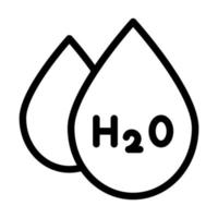 H2o Icon Design vector