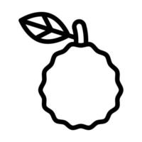 Kaffir Lime Icon Design vector