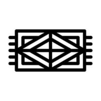 Carpet Icon Design vector