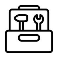 Toolbox Icon Design vector