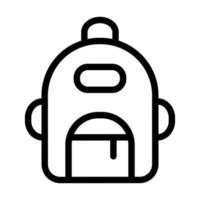 diseño de icono de mochila vector