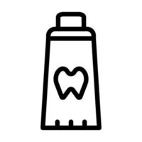 Toothpaste Icon Design vector