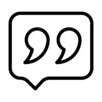 Quotation Icon Design vector