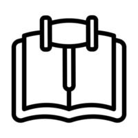 Law Book Icon Design vector