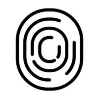 Finger Print Icon Design vector