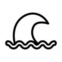 Tsunami Icon Design vector