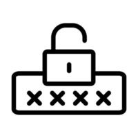 Broken Password Icon Design vector