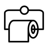 Toilet Paper Icon Design vector