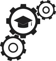 Education system on white background. Training sign. stem education symbol. flat style. vector