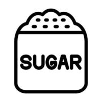 Sugar Bag Icon Design vector