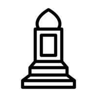 Mimbar Icon Design vector