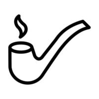 Smoking Pipe Icon Design vector