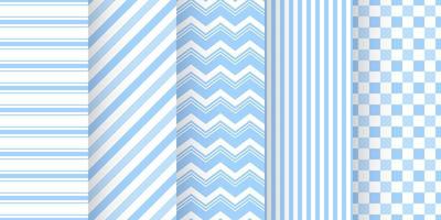 Set of baby shower seamless pattern in pastel color. baby party invitation background templates. scrapbook pattern vector
