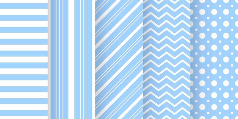 Set of baby shower seamless pattern in pastel color. baby party invitation background templates. scrapbook pattern
