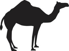 camel icon on white background. camel silhouette sign. flat style. vector