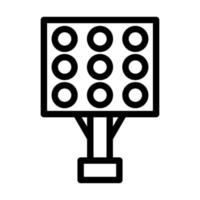 Stadium Lights Icon Design vector