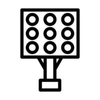 Stadium Lights Icon Design vector