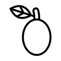 Ogeechee Limes Icon Design vector
