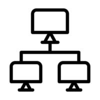 Peer To Peer Icon Design vector