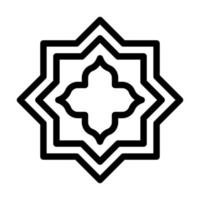 Islamic Star Icon Design vector