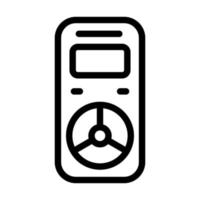 Dosimeter Icon Design vector