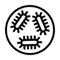 Virus Icon Design vector