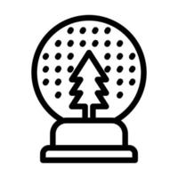 Snow Globe Icon Design vector