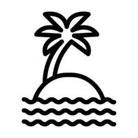 diseño de icono de playa vector