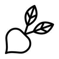 Beetroot Icon Design vector