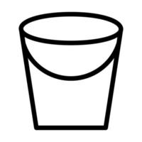 Water Bucket Icon Design vector