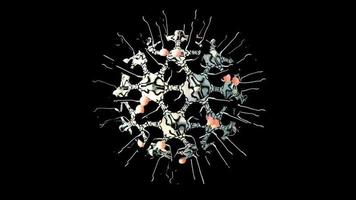 3D Rendering Corona Virus Covid-19 Pandemic video