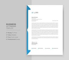 Letterhead Format Template, Business Style Letterhead Design Template. Company Letterhead Template Designs. vector