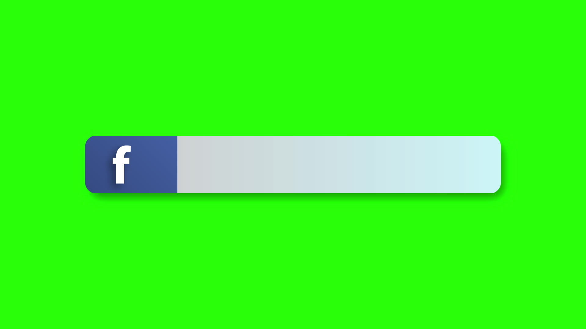 Animated Facebook Lower Third Banner Green Screen 10752118 Stock Video