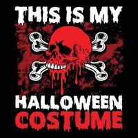 Halloween T-shirt design vector